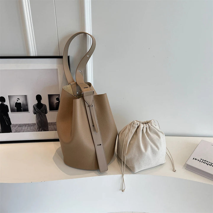 Nakoo™  Elegant Bøtteformet Taske