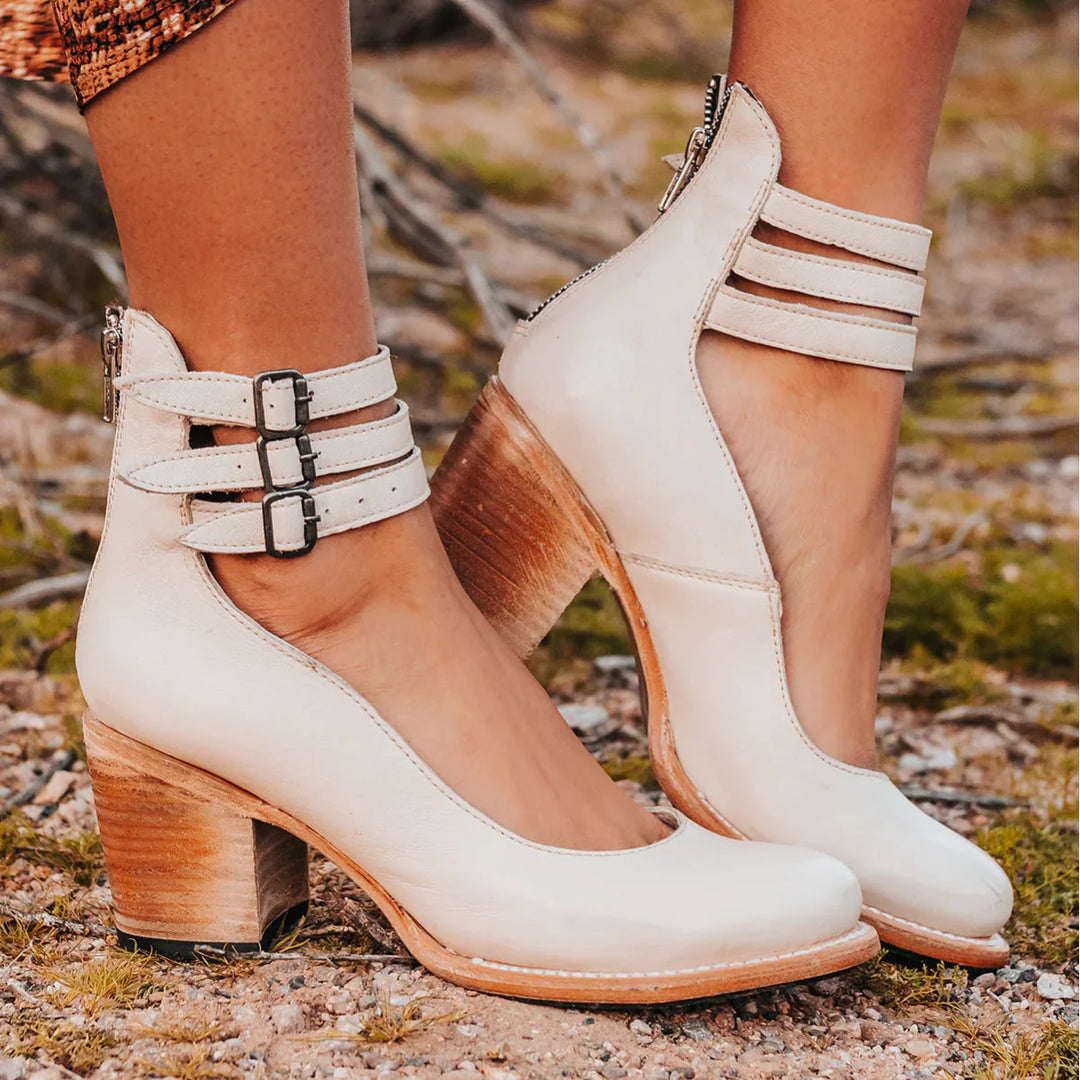 SunStep™ Runde Tå Chunky Sandaler