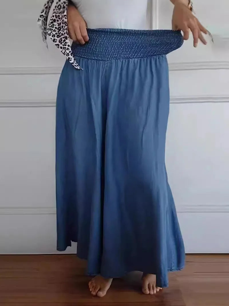 Berendina™ Komfortable Bukser med Elastik i Taljen