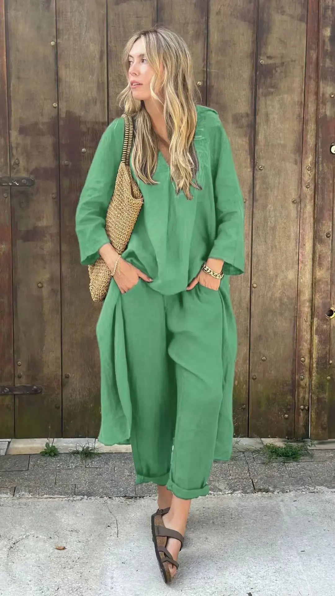 Alvina™ Sofistikeret og Elegant Sæt med To Dele