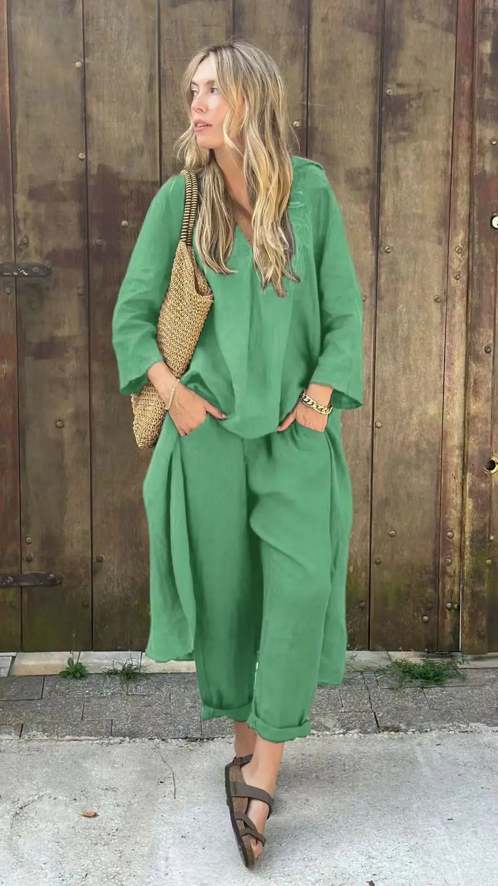 Alvina™ Sofistikeret og Elegant Sæt med To Dele